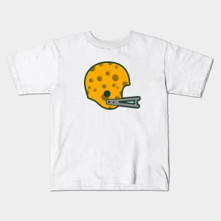 Retro Wisconsin Cheese Helmet - white Kids T-Shirt